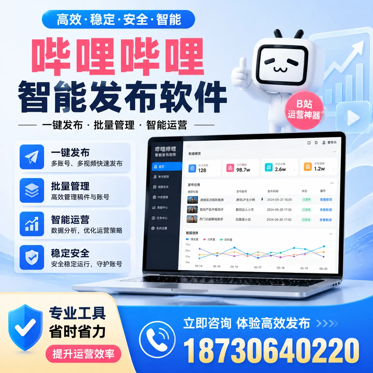 解密哔哩哔哩智能发布软件：功能与优势分析在 达州